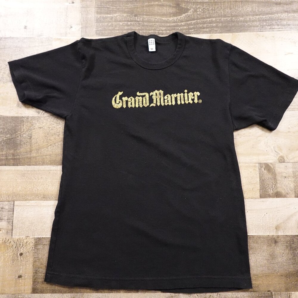 Grand‎ Marnier Graphic T-Shirt Women’s XL Black American Apparel Vintage Style